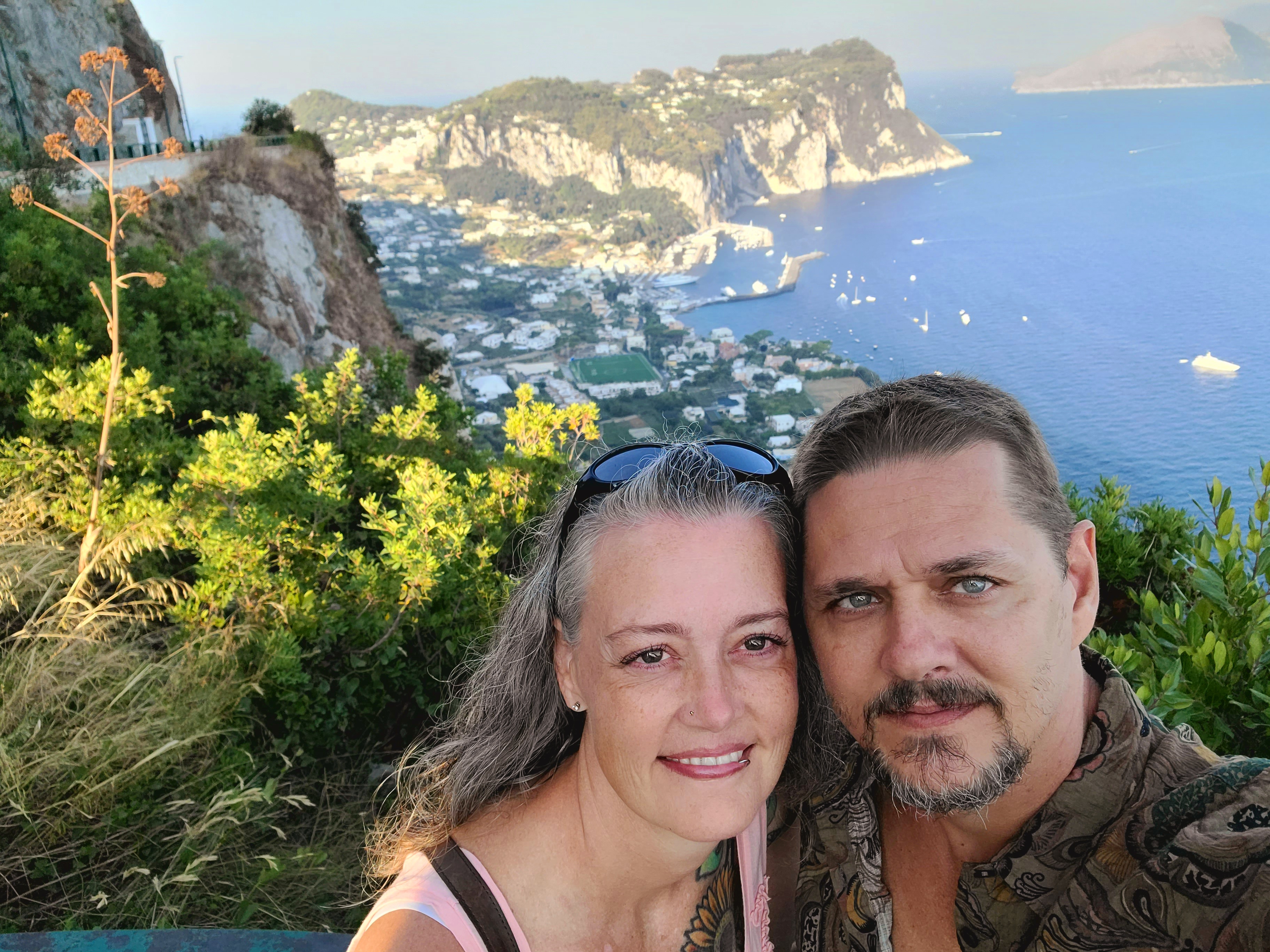 Wayne Stroud and Michelle traveling together
